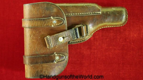 FN, Browning, 1922, WWII, Era, Commercial, Brown, leather, Theuermann, Dropping pattern, Akah, Original, Collectible, German, Germany, WW2, Handgun, Pistol