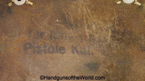 FN, Browning, 1922, WWII, Era, Commercial, Brown, leather, Theuermann, Dropping pattern, Akah, Original, Collectible, German, Germany, WW2, Handgun, Pistol