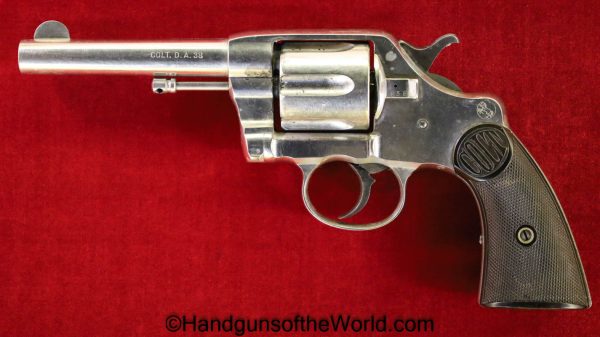 Colt, 1889, Navy, Revolver, .38, 1891, Handgun, Collectible, Antique, Non FFL, Non-FFL, 38, Americana, America, USA, US, American, Model, Factory Nickel