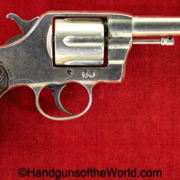 Colt, 1889, Navy, Revolver, .38, 1891, Handgun, Collectible, Antique, Non FFL, Non-FFL, 38, Americana, America, USA, US, American, Model, Factory Nickel