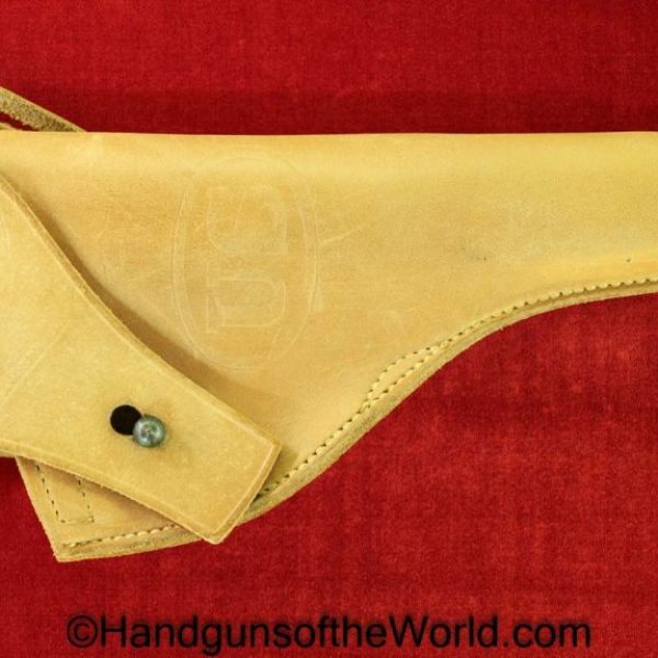 Colt, 1917, Revolver, Holster, Belt Set, Tan, leather, US, US Saddlery, 1944, Original, Collectible, S&W, WWII, WW2, Handgun, Model, Smith and Wesson