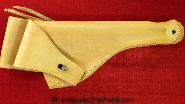 Colt, 1917, Revolver, Holster, Belt Set, Tan, leather, US, US Saddlery, 1944, Original, Collectible, S&W, WWII, WW2, Handgun, Model, Smith and Wesson