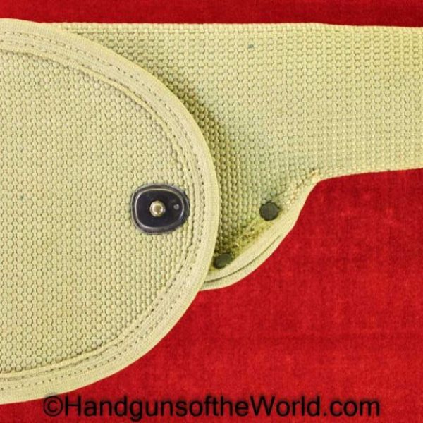 Colt, 1911, Experimental, Mills, Officers, Holster, Belt Rig, Mint, Green, canvas, Original, Collectible, Americana, Handgun, Pistol, American, USA, US