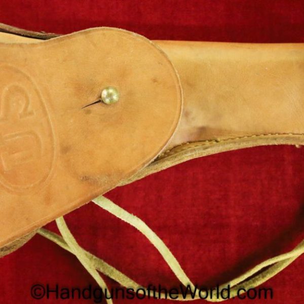 Colt, 1911A1, Holster, Crump, 1942, Tan, leather, US, Original, Collectible, Handgun, Pistol, 1911, 45, .45, WWII, WW2, Americana, American, America, USA