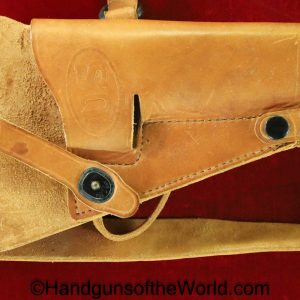 Colt, 1911A1, Shoulder Holster, WWII, Era, Tan, leather, US, Boyt, Original, Collectible, WW2, Holster, Shoulder, 1911, 45, .45, WW2, Handgun, Pistol