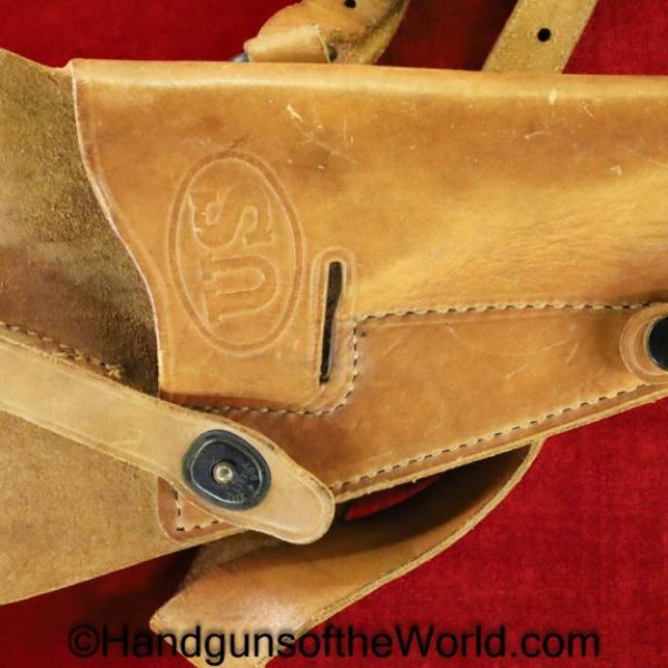 Colt, 1911A1, Shoulder Holster, WWII, Era, Brown, leather, boyt, Original, Collectible, 1911, .45, 45, Shoulder, Holster, WWII, WW2, Handgun, Pistol