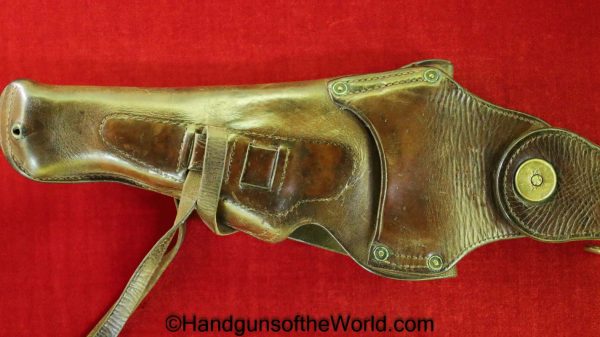 Colt, 1911, M1912, Dismount Holster, Dated, 1915, Original, Collectible, Brown, leather, US, Rock Island Arsenal, 1915, TCC, 45, .45, WWI, WW1, American