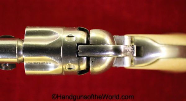 Colt 1862 Police, .36 Caliber, Factory Nickel with Ivory Grips - Image 12