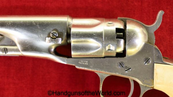 Colt 1862 Police, .36 Caliber, Factory Nickel with Ivory Grips - Image 15