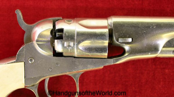 Colt 1862 Police, .36 Caliber, Factory Nickel with Ivory Grips - Image 18