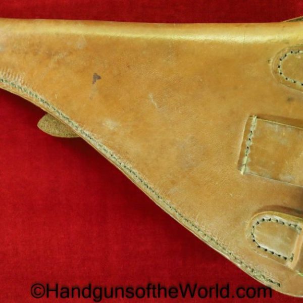 French, 1892, Revolver, Holster, Brown, leather, Original, Collectible, France, Model, Handgun, Pistol, WWI, WW1, Vintage, Period, Real, Old, Lebel