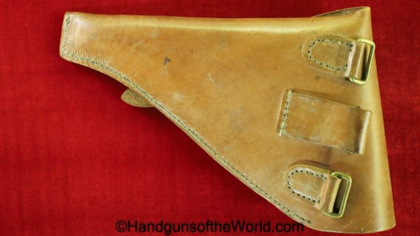 French, 1892, Revolver, Holster, Brown, leather, Original, Collectible, France, Model, Handgun, Pistol, WWI, WW1, Vintage, Period, Real, Old, Lebel