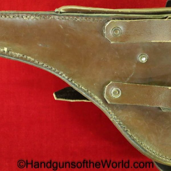 Finnish, Lahti, L-35, Holster, Brown, leather, Original, Collectible, Finland, L35, L.35, L 35, WWII, WW2, Handgun, Pistol, SA, AV3, Belt