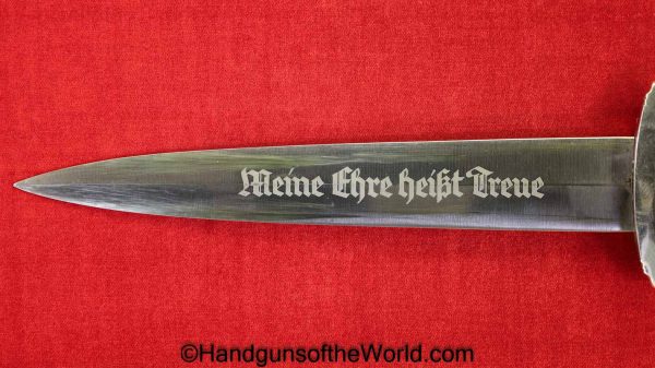 German 1938 SS Dagger, Gustav Spitzer with Hanger - Image 3