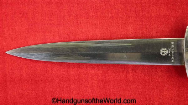 German 1938 SS Dagger, Gustav Spitzer with Hanger - Image 5