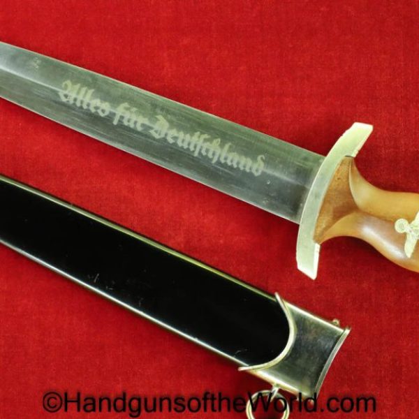 German, NSKK, Dagger, Jacobs & Co, Fantastic, RZM-M7/118, Original, Collectible, Germany, WWII, WW2, Knife, NSDAP, SA, Black, Scabbard