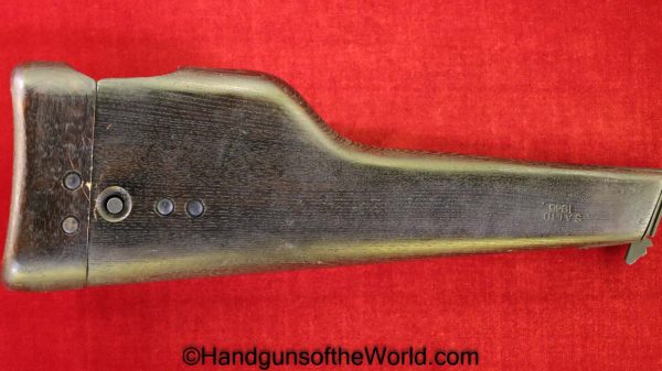 Inglis, MKI*, High Power, Stock, Shoulder Stock, Holster, Wood, Wooden, Newer, Repro, Reproduction, MkI, Mk I, BHP, Hi Power, Hi-Power, Shooter