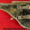 Luger, P.08, Holster, German, WWII, Dated, 1937, Black, leather, hard shell, C. Heinchen-Dresden, WaA, Original, Collectible, WW2, Germany, P08, P 08, P-08