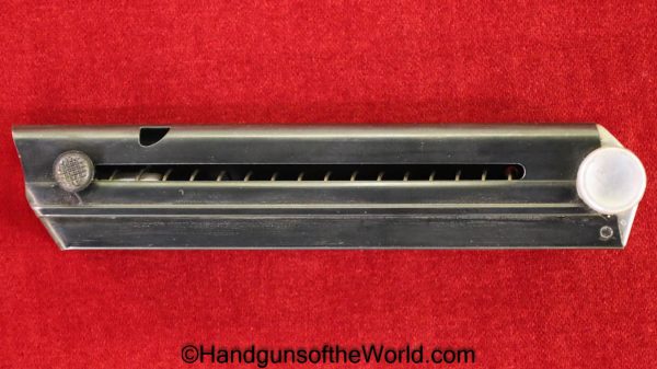Luger, P.08, Holster, Police, Dated, 1941, Mint, black, leather, hard shell, pattern, otto Sindel-Berlin, eagle B, E/B, Original, Collectible, WWII, WW2