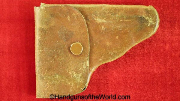 Menz, Model II, Holster, Brown, leather, Model 2, Original, Collectible, German, Germany, Period, Vintage, Handgun, Hand gun, Pistol, VP, Vest Pocket