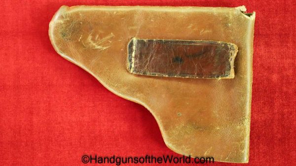 Menz, Model II, Holster, Brown, leather, Model 2, Original, Collectible, German, Germany, Period, Vintage, Handgun, Hand gun, Pistol, VP, Vest Pocket