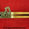 Colt, Bullet Mold, .36, Caliber, brass, straight legs, squared spruce Cutter, Original, Collectible, 36, Bullet, Mold, Lead, Old, Vintage, Real, Period