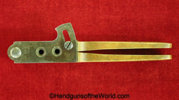 Colt, Bullet Mold, .36, Caliber, brass, straight legs, squared spruce Cutter, Original, Collectible, 36, Bullet, Mold, Lead, Old, Vintage, Real, Period