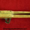 Colt, Bullet Mold, .36, Caliber, brass, straight legs, squared spruce Cutter, Original, Collectible, 36, Bullet, Mold, Lead, Old, Vintage, Real, Period