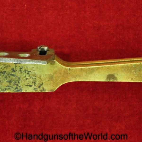 Colt, Bullet Mold, .36, Caliber, brass, straight legs, squared spruce Cutter, Original, Collectible, 36, Bullet, Mold, Lead, Old, Vintage, Real, Period