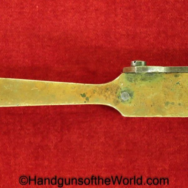 Colt, Bullet Mold, .36, Caliber, brass, straight legs, squared spruce Cutter, Original, Collectible, 36, Bullet, Mold, Lead, Old, Vintage, Real, Period