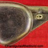Nambu, 1904, Papa, Holster, Brown, leather, clam shell, unmarked, with brass fittings, Brass, Original, Collectible, Japan, Japanese, WWI, WW1, Handgun