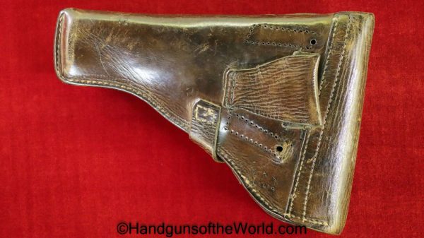 Russian, TT-33, Holster, WWII, Era, Brown, leather, Original, Collectible, TT33, TT, 33, Tokarev, Handgun, Pistol, WW2, Soviet, USSR, Soviet Union, Russia