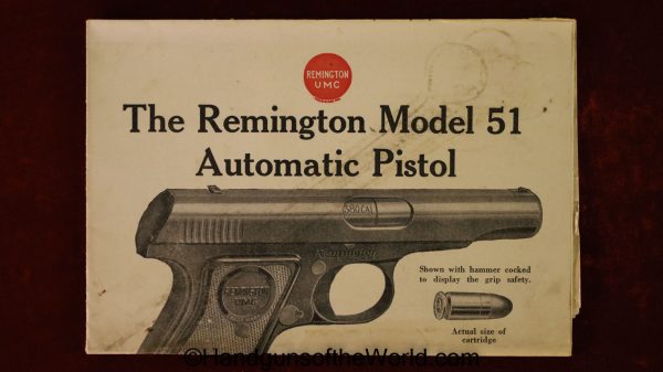 Remington Model 51, .380 Caliber with Box - Image 23