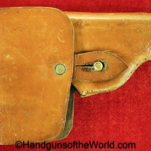 Franz Stock, Vest Pocket, Holster, Unmarked, tan, leather, Original, Collectible, VP, Franz, Stock, German, Germany, Handgun, Pistol, Hand gun, Real, Vintage