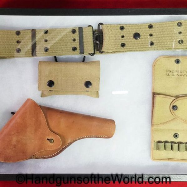 S&W, Victory, Holster, Belt Package, Belt, Package, Original, Collectible, Brown, leather, Smith & Wesson, Smith and Wesson, WWII, WW2, Handgun, Revolver
