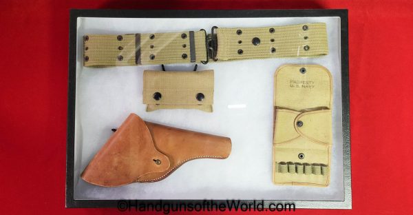 S&W, Victory, Holster, Belt Package, Belt, Package, Original, Collectible, Brown, leather, Smith & Wesson, Smith and Wesson, WWII, WW2, Handgun, Revolver
