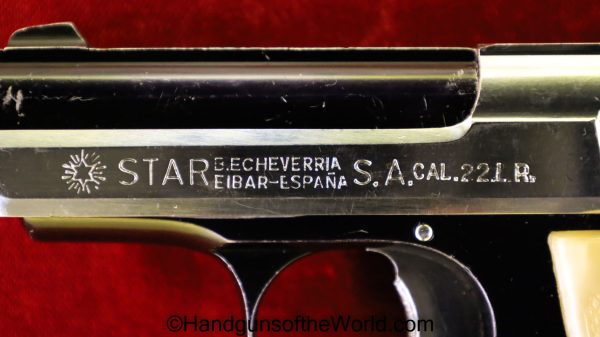 Star, HK, Lancer, .22, Dual Tone, with Box, Boxed, 1965, Spain, Spanish, Handgun, Pistol, C&R, Collectible, Pocket, VP, Vest Pocket, 22, Hand gun