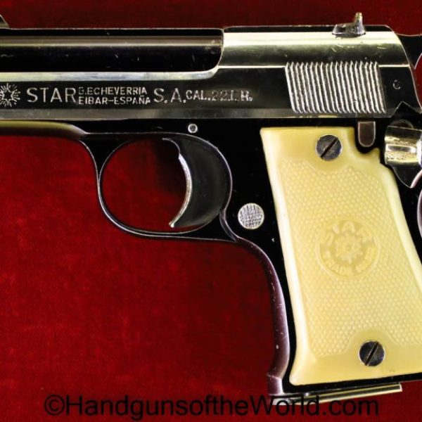 Star, HK, Lancer, .22,  Dual Tone, with Box, Boxed, 1965, Spain, Spanish, Handgun, Pistol, C&R, Collectible, Pocket, VP, Vest Pocket, 22, Hand gun