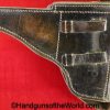 Walther, P-38, Holster, German, Dated, 1942, Black, leather, hard shell, CXB, 42, WaA, Germany, WWII, WW2, Original, Collectible, P38, P.38, P 38, cxb42