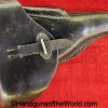 Walther, P-38, Holster, German, Dated, 1944, Black, leather, hard shell, ndk, 44, WaA, Germany, WWII, WW2, Original, Collectible, P38, P.38, P 38, Polish