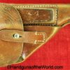 Walther, PP, Holster, WWII, Era, WW2, Original, Collectible, Brown, leather, breakaway, unmarked, Handgun, Pistol, German, Germany, Break away, Hand gun