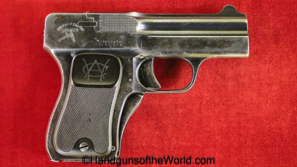Schwarzlose, 1908, 7.65mm, Blow Forward, Model, German, Germany, Handgun, Pistol, C&R, Collectible, Pocket, 32, .32, acp, auto, 7.65, Hand gun