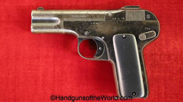 Melior, Old Model, 7.65mm, Belgian, Belgium, Handgun, Pistol, C&R, Collectible, Pocket, 7.65, 32, .32, acp, auto, Hand gun, 1907