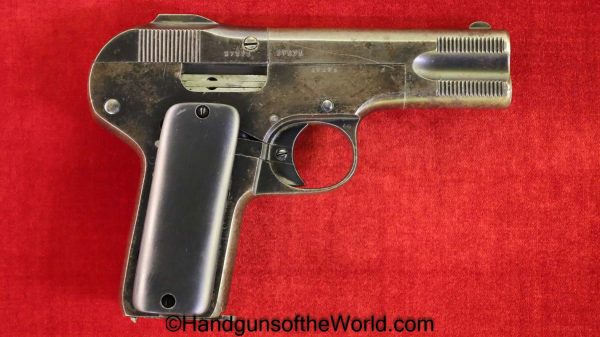 Melior, Old Model, 7.65mm, Belgian, Belgium, Handgun, Pistol, C&R, Collectible, Pocket, 7.65, 32, .32, acp, auto, Hand gun, 1907
