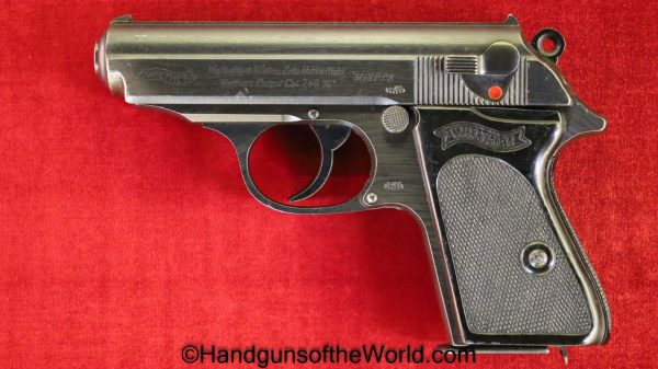 Walther, PPk, 7.65mm, German, WWII, Late-War, WW2, Germany, Handgun, Pistol, C&R, Collectible, Pocket, 7.65, 32, .32, acp, auto, Late War, Military, WaA359