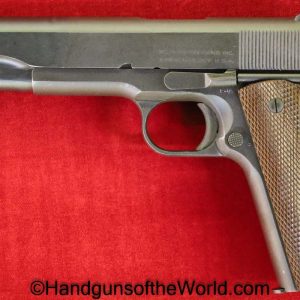 Colt, 1911A1, Remington Rand, .45acp, US, Army, Type II, Type 2, 45, .45, acp, auto, WWII, WW2, 1943, Handgun, Pistol, C&R, Collectible, American, USA