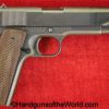 Colt, 1911A1, Remington Rand, .45acp, US, Army, Type II, Type 2, 45, .45, acp, auto, WWII, WW2, 1943, Handgun, Pistol, C&R, Collectible, American, USA