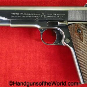 Colt, Government Model, 1911, .45 acp, 1920, Outstanding, Handgun, Pistol, C&R, Collectible, 45, .45, acp, auto, Americana, America, USA, US, American