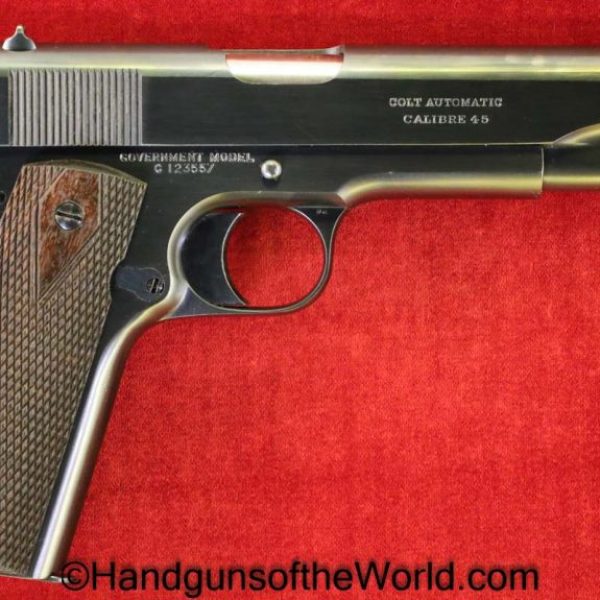 Colt, Government Model, 1911, .45 acp, 1920, Outstanding, Handgun, Pistol, C&R, Collectible, 45, .45, acp, auto, Americana, America, USA, US, American
