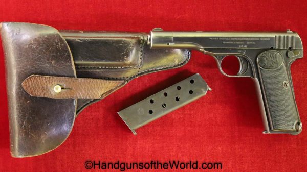 FN, Browning, 1922, 7.65mm, French, Navy, Full Rig, Naval, France, 1932, Handgun, Pistol, C&R, Collectible, Belgian, Belgium, 32, .32, acp, auto, 7.65